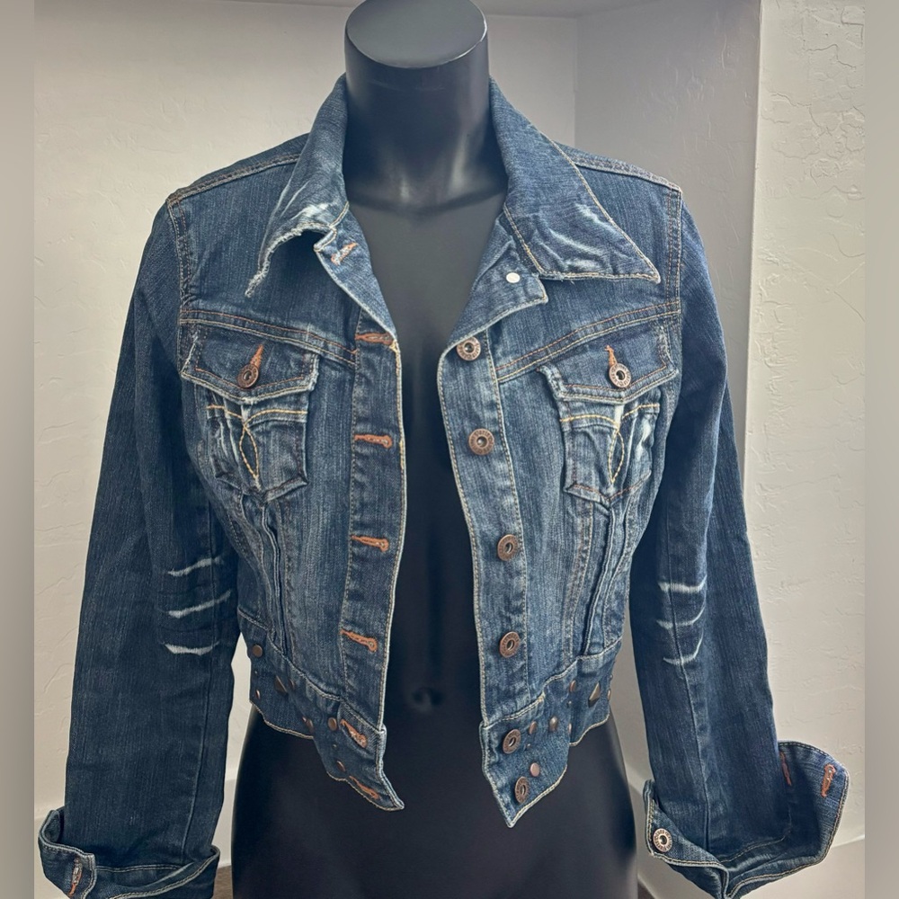 Distressed Jean Jacket